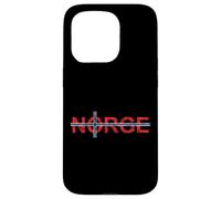 Norge Norway Norwegian Flag Nordic Cross Travel Europe Case for iPhone 15 Pro