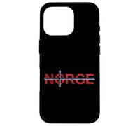Norge Norway Norwegian Flag Nordic Cross Travel Europe Case for iPhone 16 Pro