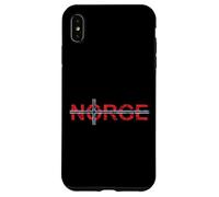 Norge Norway Norwegian Flag Nordic Cross Travel Europe Case for iPhone XS Max