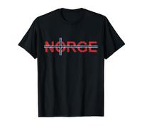 Norge Norway Norwegian Flag Nordic Cross Travel Europe Value Graphic T-Shirt
