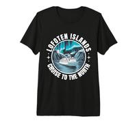Norge Norway Ship Adventure Nature Lofoten Islands Cruise Premium T-Shirt
