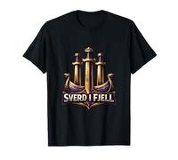 Norge Norway Sverd i Fjell Monument Nordic Oslo Sword T-Shirt