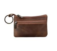 Norhogo 1pcs Leather Mens Tray Purse, Tray Coin Bag, Genuine pu Mens Coin Purse, Coin Purse pu Pouch, Men Cash Change Wallet, Gifts for Dad Father boy