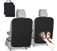 Norhogo 2 pcs Universal Waterproof Back Seat Protector Front Seat Protector, Kick Protector Kids For Vehicles To Protect From Dirt, Mud And Scratches with Adjustable Buckle, 48 * 68CM