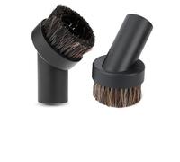 Norhogo 2pcs Brushes for Henry Attachments, Universal Replacement Round Horse Hair Dusting Suction Soft Horsehair Bristle Vacuum Attachments 32mm Round Dusting Brush Henry Vacuum Cleaner