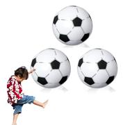 Norhogo 3-piece Inflatable Soccer Ball, Inflatable Football water toy, 30 cm Inflatable Beach Footballs for children pool football water ball for summer beach swimming pool sports game party supplies