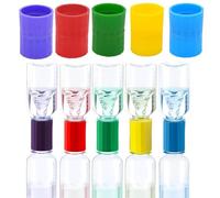 Norhogo 5pcs Experiment Tool Bottle Connector, Tornado Tube Bottle Connector vortex bottle connector Cyclone Tube for Scientific Experiment and Test Bottle Tube Connector, Random colour
