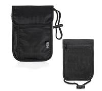 Norhogo Chest Pouch Chest Bag with RFID Protection, Chest Bag Travel, Anti-Theft Unisex Travel Wallet, Chest Bag for Men and Women, for Passport, Credit Cards, Smartphone, Coins, Money, Black, black,