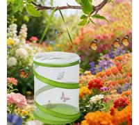 Norhogo Collapsible Bug Catcher Net, butterflies net, butterfly enclosure, Butterflies Habitat Cage for Insects Catching, Small Portable Butterfly Bug Catcher Mesh, Green