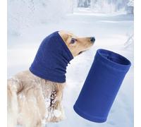 Norhogo Dog Snood Ear Protector Soft Pet, Dog Snood for Dog Neck and Ears Warmer Pet for Anti-Shock Dog Collar, Soothing Thunder Dog Earmuffs (Blue M)