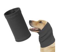 Norhogo Dog Snood Ears Protector Soft Pet, dogs ear cover ear defenders for dogs Snood for Dog Neck and Ears Warmer Pet, dog ear protectors from grass seeds for Soothing Thunder Dogs Earmuffs, grey M