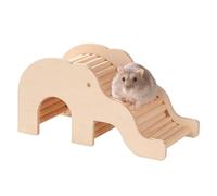 Norhogo Hamster Hideout Climbing Ladder, Hamster Hideout Toy, Hiding Place Nest, Small Hideout, Exercise Toy, Hideout Toy in Elephant Shape, Hamster, Sleeping House, Wooden