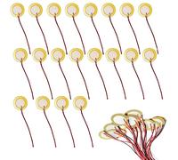 Norhogo Piezo Elements Summer Acoustic Pickup Diameter 27 mm Sound Sensor Piezo Trigger Buzzer for Watches, Acoustic Guitars, Electronic Doorbells Pack of 20