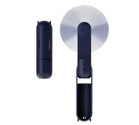 NORHOM Hand Held Fan, Portable USB Rechargeable Mini Handheld Cooling Device, Folding Design, Battery Driven With Mobile Power Supply for Home Travel Outdoor (Blue)