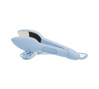 Nori Press, Compact Iron & Steamer for Clothes, Removes Wrinkles, Hand-Held Device, Portable Travel, Easy to Use, 6 Fabric Settings (Blue) 14''