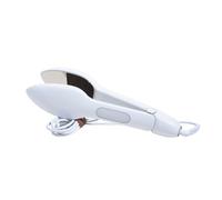 Nori Press Travel Steam Iron - Handheld Iron With Optional Steam Feature - No Ironing Board Required - Easy to Use w/ 6 Fabric Settings - Removes Wrinkles - White
