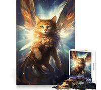 Noria Cat Guardian 1000 Piece Jigsaw Puzzles for Teenagers Jigsaw Boost Recall Soothing Play Tight Edge Premium Gift (38x52cm)