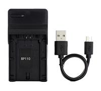 Norifon BP-110 USB Charger for Canon iVIS HF R21, LEGRIA HF R205, R206 | Compaitible with Canon LEGRIA HF R26, R27, R28, VIXIA HF R20, R200, R21 Camera
