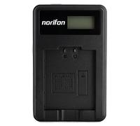Norifon CGA-S002 LCD USB Charger for Panasonic Lumix DMC-FZ1, DMC-FZ10, DMC-FZ15, DMC-FZ18, DMC-FZ2, DMC-FZ20, DMC-FZ28, DMC-FZ3, DMC-FZ30, DMC-FZ35, DMC-FZ38, DMC-FZ4, DMC-FZ5 Camera and More