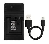 Norifon D-LI106 USB Charger for Pentax MX-1, X90 Camera and More