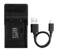 Norifon D-Li108 USB Charger for Pentax Optio L36, Optio L40, M30, M40, M90, M900, NB1000, RS1000, RS1500, T30, V10, W30 Camera and More
