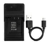 Norifon D-LI68 USB Charger for Pentax Optio A36, Optio S10 | Compaitible with Pentax Optio S12, Optio VS20, Q, Q10, Q7 Camera