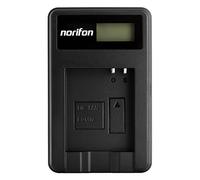 Norifon DMW-BCM13 LCD USB Charger for Panasonic DMC-TZ55, DMC-TZ60, DMC-TZ61, Lumix DMC-FT5, DMC-TS5, DMC-TZ70, DMC-ZS40, DMC-ZS50 Camera and More