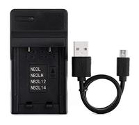 Norifon NB-2L USB Charger for Canon EOS 350D 400D Optura 30 40 50 500 | Compaitible with Canon PowerShot G7 G9 S40 S45 S50 S60 S70 S80 ZR100 ZR200 ZR500 ZR800 ZR830 ZR900 ZR960 MV800 Camera