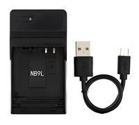 Norifon NB-9L USB Charger for Canon IXUS 1000 HS, 1100 HS, 500 HS, 510 HS, IXY 1, 3, 50S, 51S, PowerShot ELPH 510 HS, 520 HS, 530 HS, PowerShot N, N2, SD4500 IS Camera and More