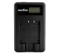 Norifon NP-BY1 LCD USB Charger for Sony HDR-AZ1 Camera and More