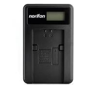 Norifon NP-FH50 LCD USB Charger for Sony DCR-DVD108 DCR-DVD610 DCR-DVD105 DCR-HC21 DCR-HC52 DCR-HC38 DCR-SR45 DCR-SR47 DCR-SX85 DCR-SX45 DCR-SX44 HDR-SR11 HDR-SR12 HDR-XR160 Camera and More