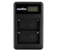 Norifon NP-FM50 Dual Channel LCD USB Charger for Sony CCD-TRV308, CCD-TRV138, CCD-TRV328, DSLR-A350, DSLR-A100, DSLR-A200, DSR-PD170, DSR-PD150, HVR-Z5U, HVR-Z1U, MVC-CD400 Camera and More