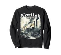 Norilsk Est. 1935 - Industrial Skyline Vintage City Dystopia Sweatshirt