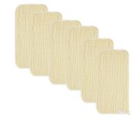 norinori Baby Muslin Cloths Muslin Squares 6Pack - Burp Cloths hanky Washcloths 100% Cotton Super Soft and Absorbent Large 20''x10'' Newborn Essentials for Boys Girls Gift 6 Layers Machine Washable
