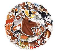 Norinoya 50PCS Cartoon Stickers for Scrapbooking Birthdy Gift Party Supply,CakeTopper,Art Crafts Stickers,Stamping Supplies
