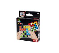 Noris 606134744 - IQ Ball-Move Game (Logic Game from 6 Years) - Clever Thinking Game for 1 Person in Compact Format with 20 Templates and Blank Cards - Brain Jogging for Children and Adults