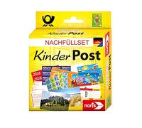 Noris 606521006 Children's Post Refill Set for the Popular Role Play - Suitable for All Children's Post Games, from 4 Years, Edition of the 90s in German Currency