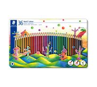 Noris® Colour 185 Colored Pencils Metal Case With 36 Pieces Assorted