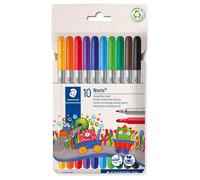Noris double-ended fibre-tip pen 10 assd colours