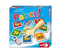 Noris Patsch! Reaction Game (Multi-Color) - For 2-4 Players, Ages 4 and Above