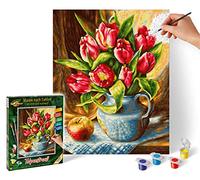 noris Schipper 609240796 Painting by Numbers 24 x 30 cm Tulip Bouquet