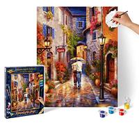 Noris Spiele Schipper Paint Numbers - Romantic 609130788 Gasse, 40 x 50 cm multicoloured