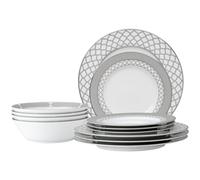 Noritake Eternal Palace 12-Piece Dinnerware Set, Service for 4