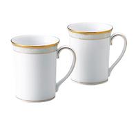 Noritake Fine Po Sen Hampshire Gold Mug Pair Set P91332/4335 (Japan Import)