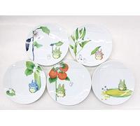 Noritake x Studio Ghibli Neighbor Totoro 6.1 Inches Diameter Appetizer Plates Set of 5 Vegetable Series VF9931A1704-15