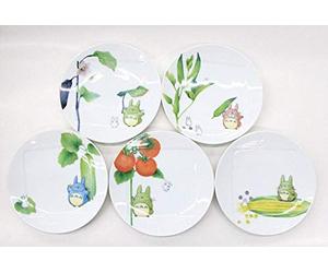 Noritake x Studio Ghibli Neighbor Totoro 6.1 Inches Diameter Appetizer Plates Set of 5 Vegetable Series VF9931A1704-15