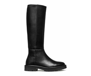 Norize Flat Knee-High Boots Black