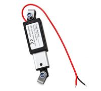 NORJIN 12V Mini Linear Actuator 0.4" Stroke, 40N/9lb, 15mm/s, IP54 Waterproof Micro Linear Actuator with Mounting Brackets for Cabinets, Robotics, Home Automation