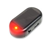 NORK Car Solar Powered LED Light, Solar Charging, Security Light, Car Solar Alarm, Anti-Theft, Imitation Security System Warning, Flashing, Dummy, General Purpose, Auto Turning Off