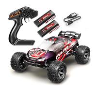 Norkbeng 1:8 Scale All Terrain Off Road RC Car for Adults, 45KM/H High Speed Racing Monster Truck with 2.4 GHz Remote Control, 2 Rechargeable 2600mAh Batteries, LED Lights, Birthday Gifts